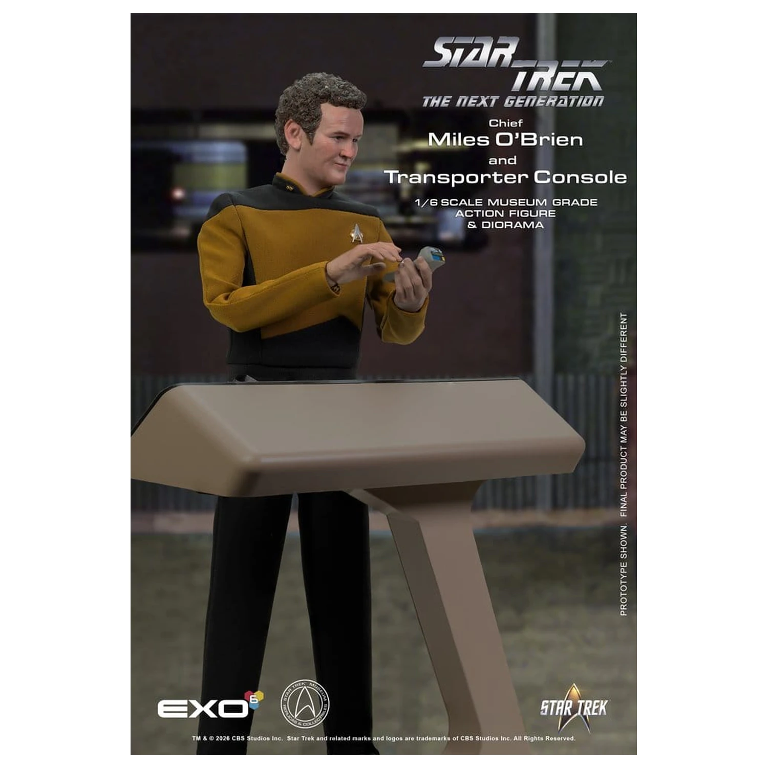 Star Trek: The Next Generation Figurka akcji 1/6 Chief Miles O'Brien with Transporter Console 30 cm zdjęcie produktu