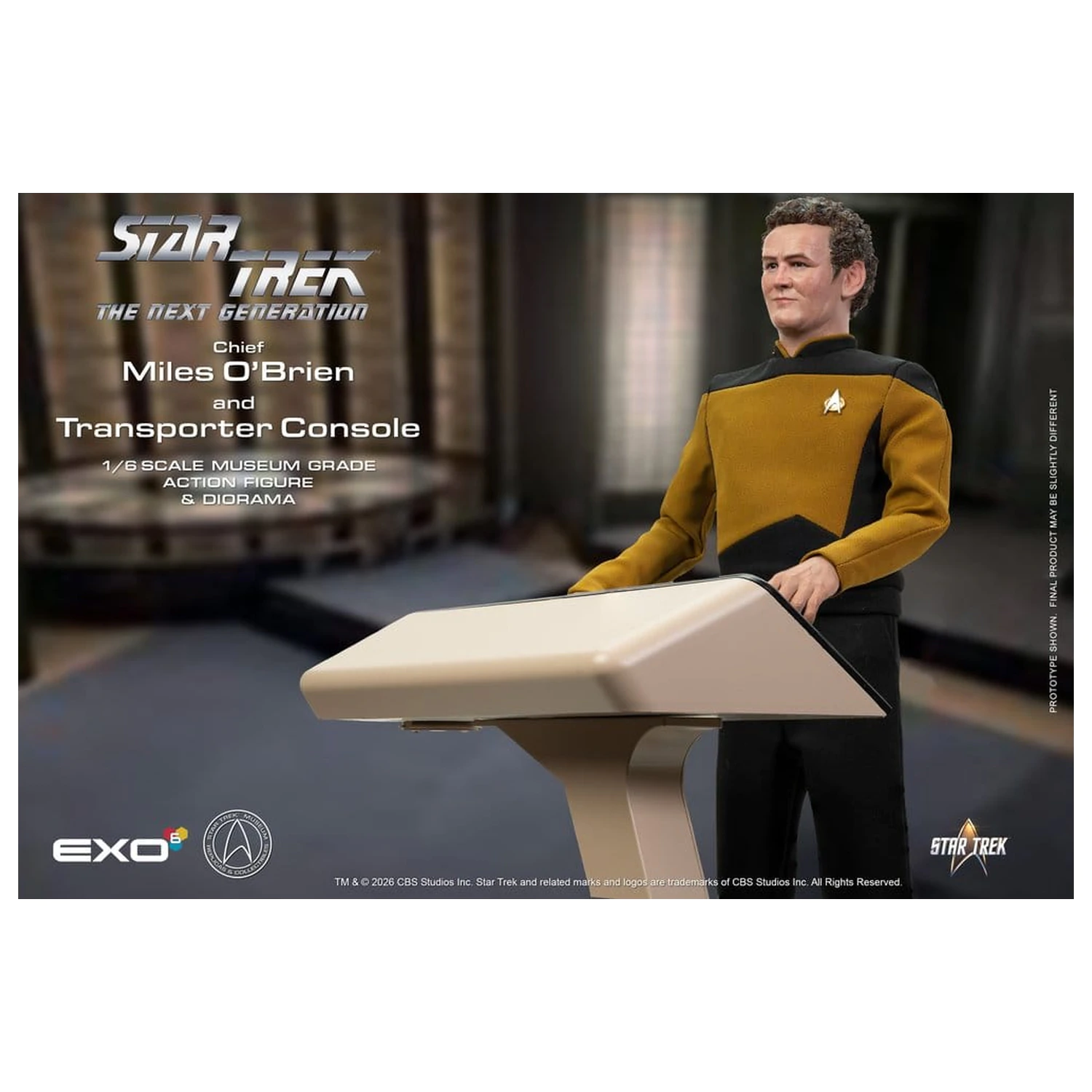 Star Trek: The Next Generation Figurka akcji 1/6 Chief Miles O'Brien with Transporter Console 30 cm zdjęcie produktu