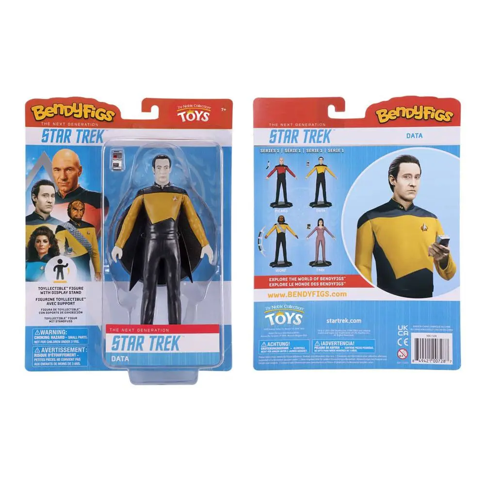 Star Trek: Następne Pokolenie Bendyfigs Figurka Zginana Lt. Cmdr. Data 19 cm zdjęcie produktu