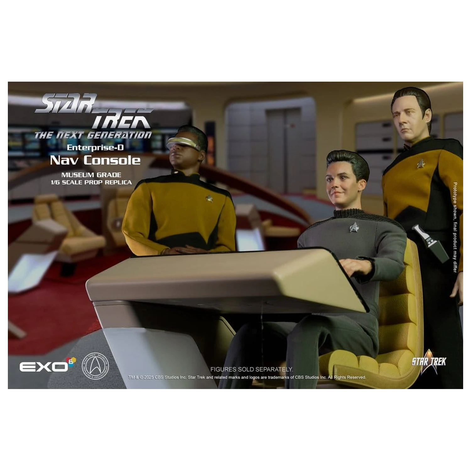 Star Trek: The Next Generation Replika 1/6 Enterprise-D Mostek Konsola CONN zdjęcie produktu