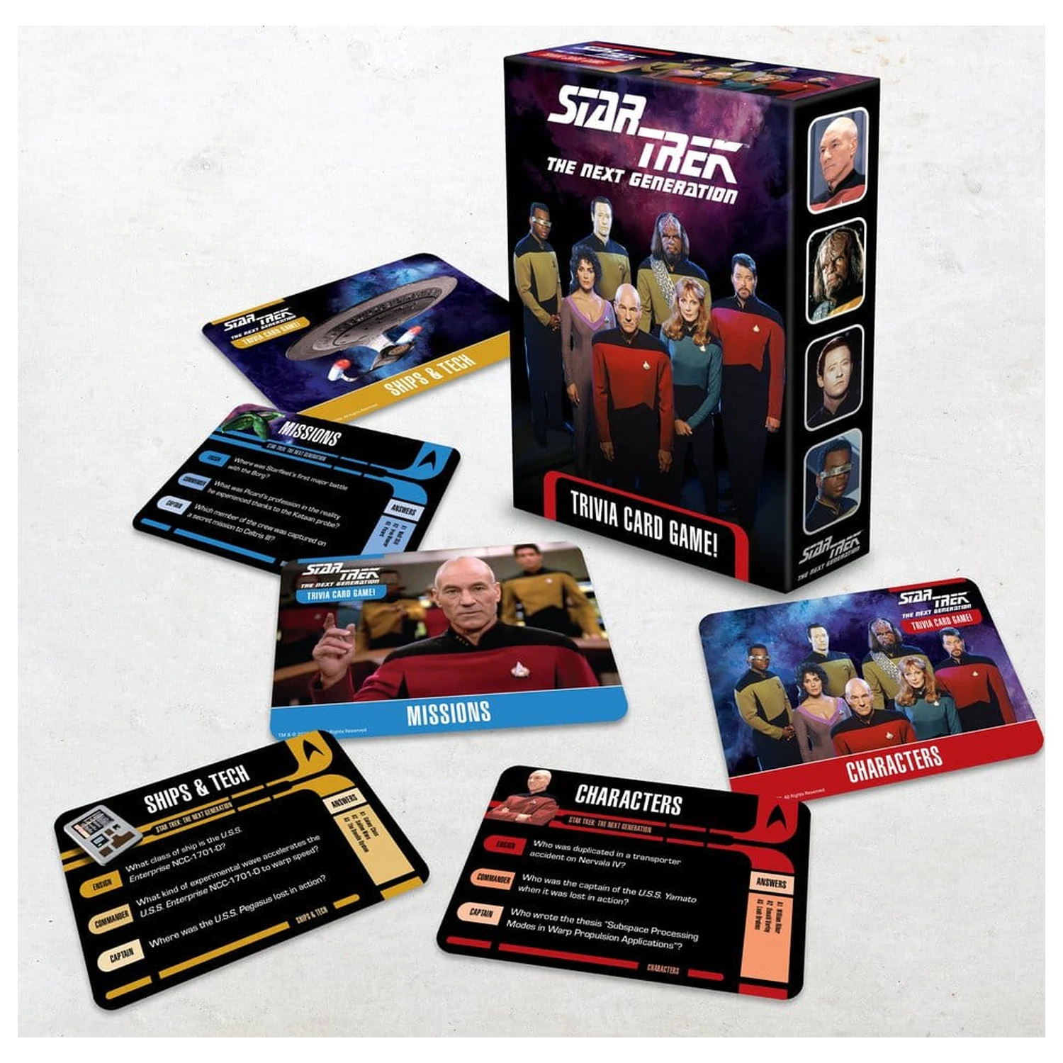 Star Trek: The Next Generation gra karciana Trivia zdjęcie produktu
