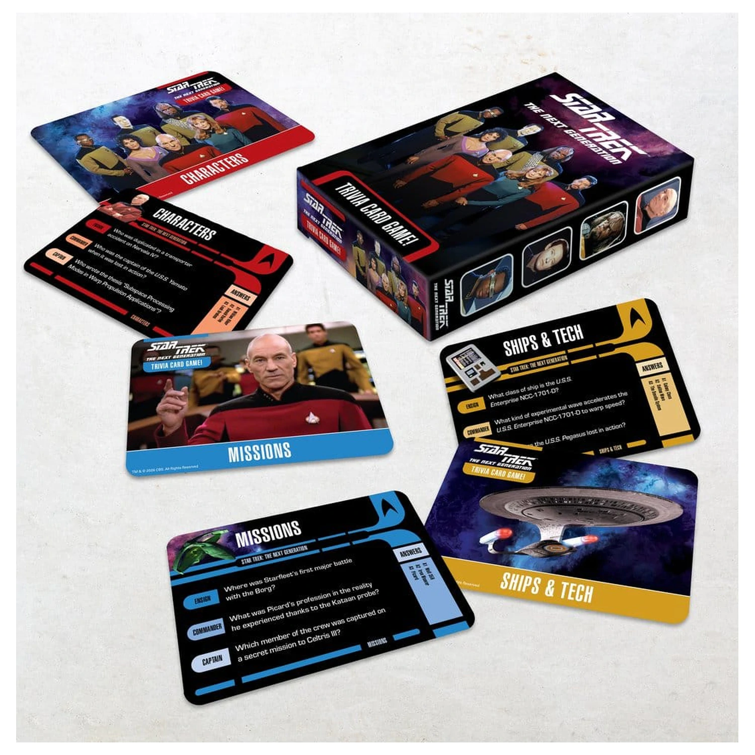 Star Trek: The Next Generation gra karciana Trivia zdjęcie produktu