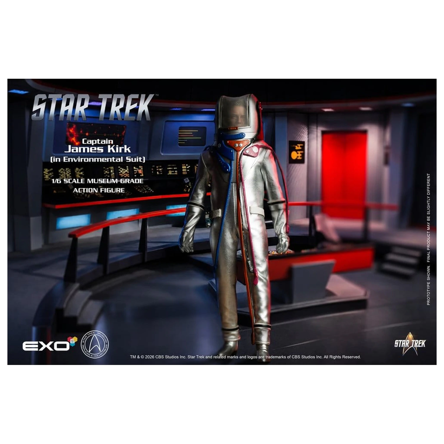Star Trek: The Original Series Figurka akcji 1/6 Captain James T. Kirk (w Environmental Suit) 29 cm zdjęcie produktu