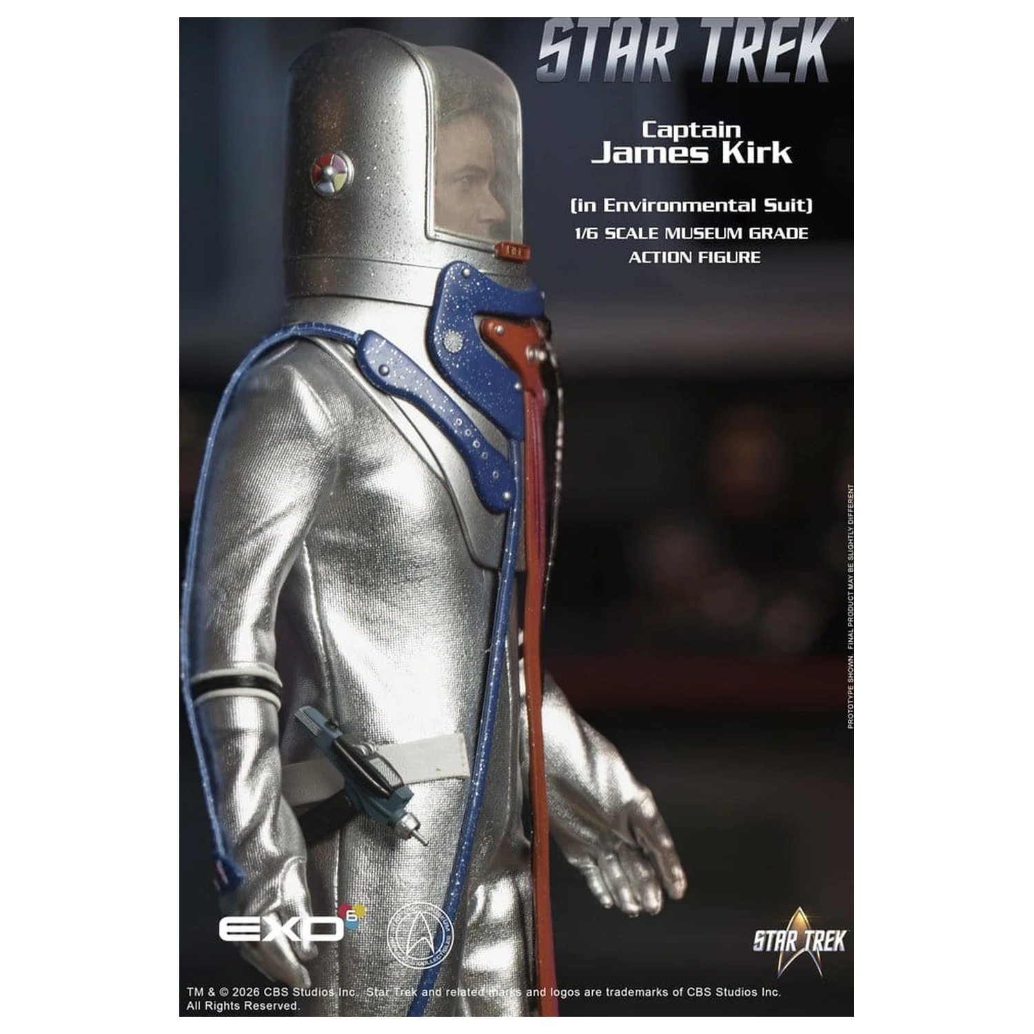 Star Trek: The Original Series Figurka akcji 1/6 Captain James T. Kirk (w Environmental Suit) 29 cm zdjęcie produktu