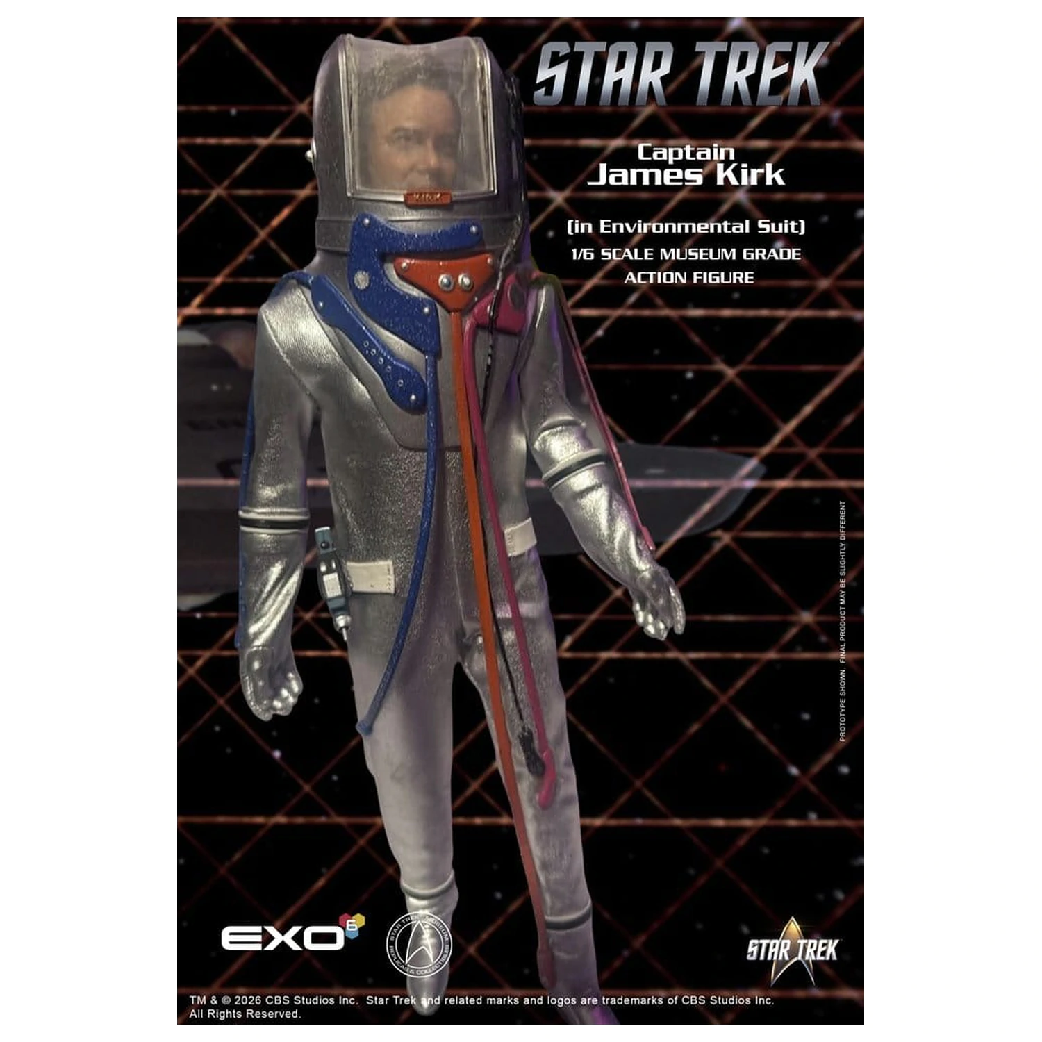Star Trek: The Original Series Figurka akcji 1/6 Captain James T. Kirk (w Environmental Suit) 29 cm zdjęcie produktu