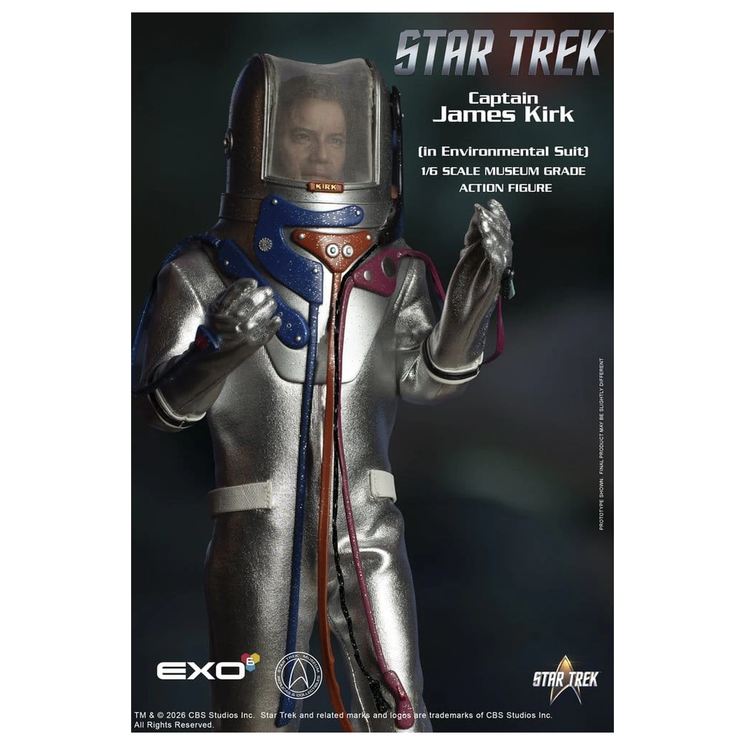 Star Trek: The Original Series Figurka akcji 1/6 Captain James T. Kirk (w Environmental Suit) 29 cm zdjęcie produktu
