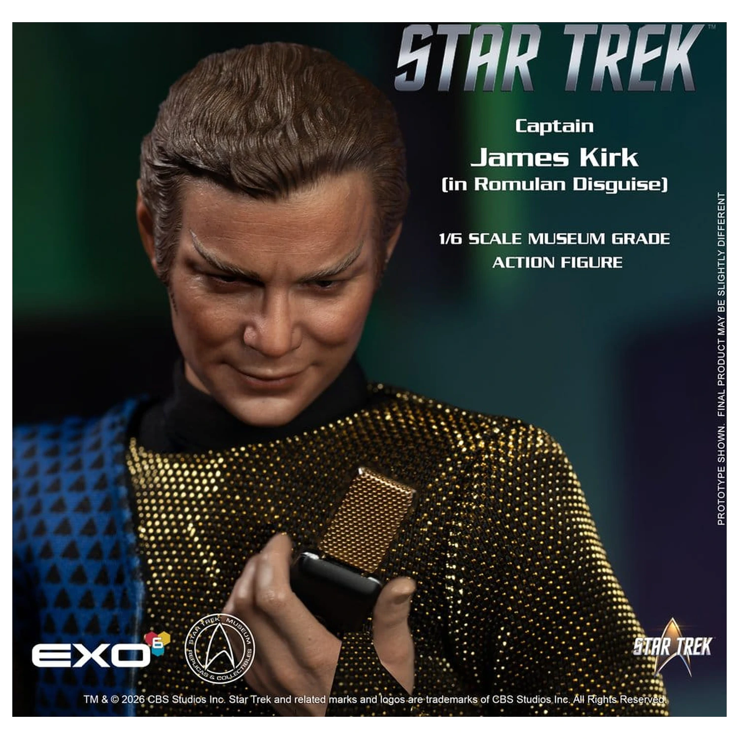 Star Trek: The Original Series Figurka Akcji 1/6 Captain James T. Kirk (Romulan Disguise) 29 cm zdjęcie produktu