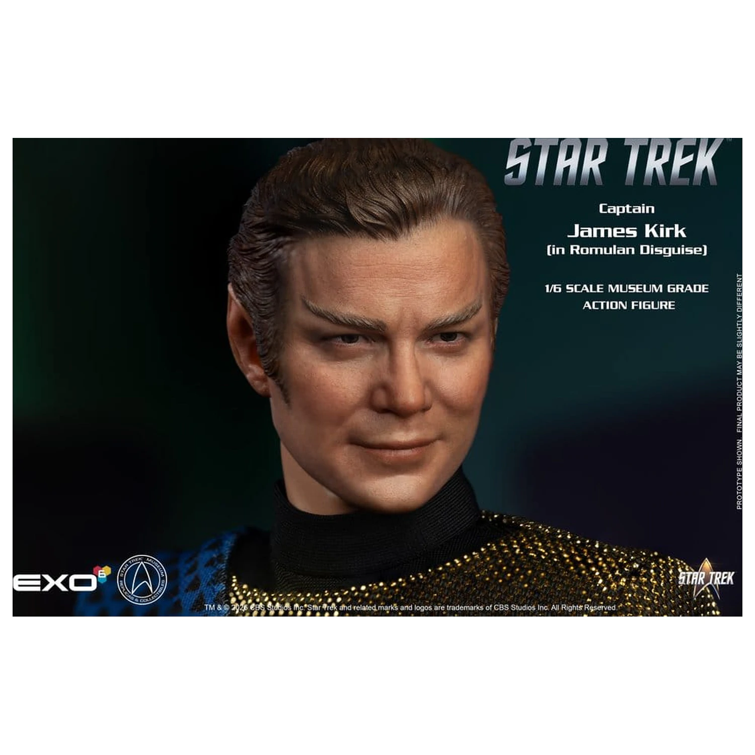 Star Trek: The Original Series Figurka Akcji 1/6 Captain James T. Kirk (Romulan Disguise) 29 cm zdjęcie produktu