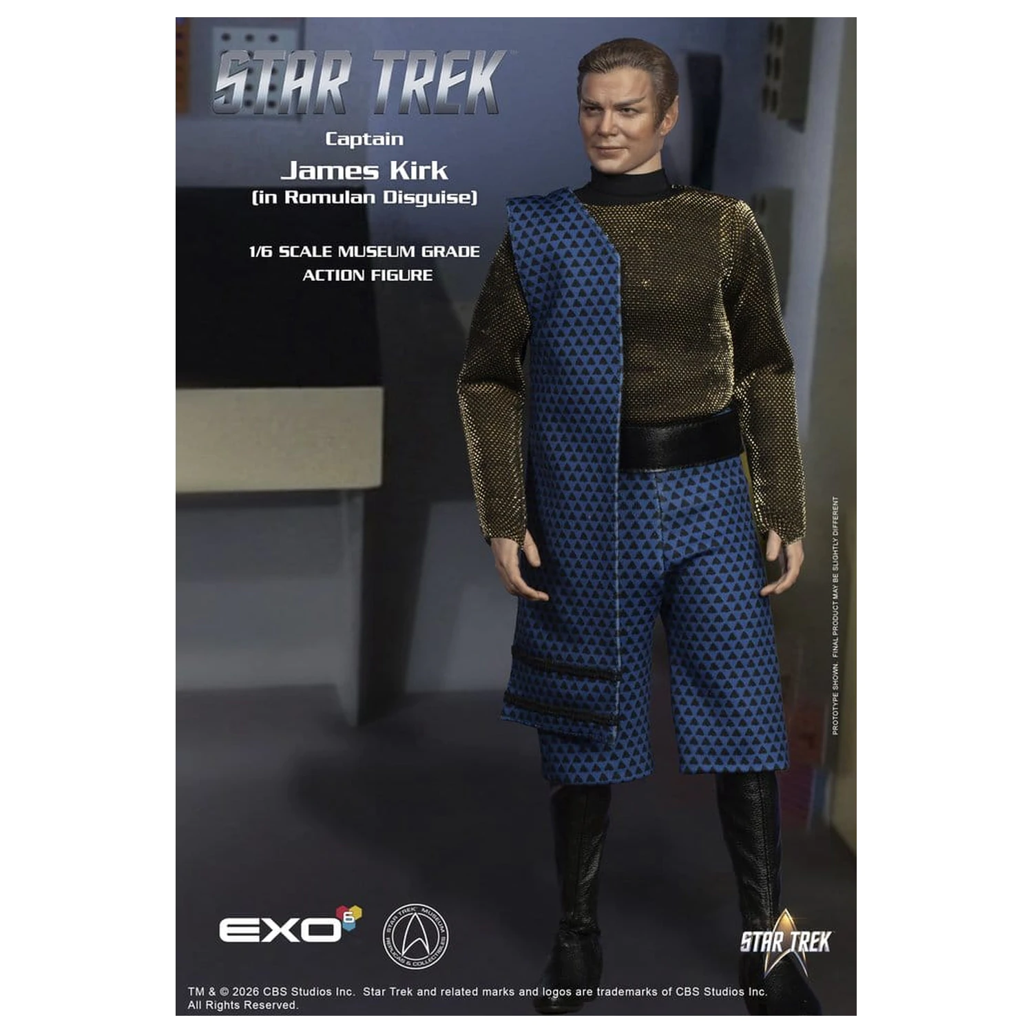 Star Trek: The Original Series Figurka Akcji 1/6 Captain James T. Kirk (Romulan Disguise) 29 cm zdjęcie produktu