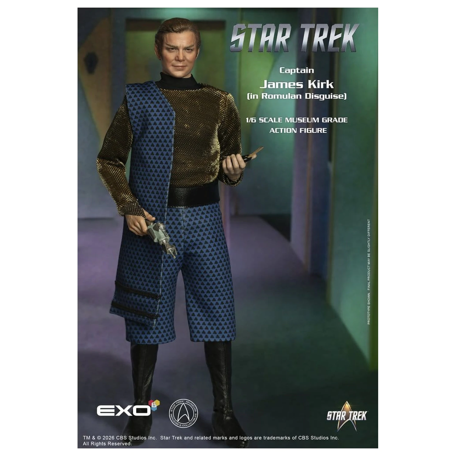 Star Trek: The Original Series Figurka Akcji 1/6 Captain James T. Kirk (Romulan Disguise) 29 cm zdjęcie produktu