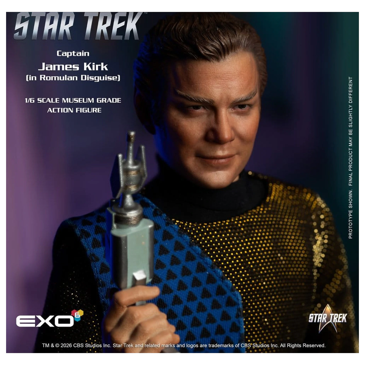 Star Trek: The Original Series Figurka Akcji 1/6 Captain James T. Kirk (Romulan Disguise) 29 cm zdjęcie produktu