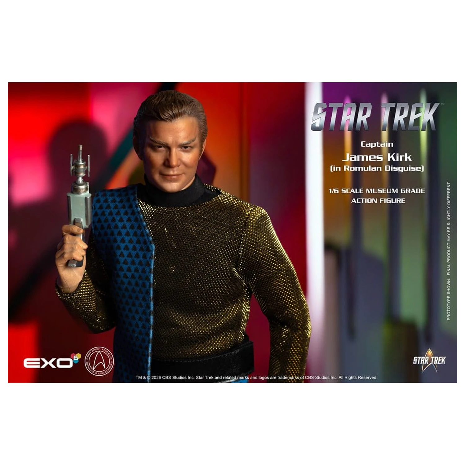 Star Trek: The Original Series Figurka Akcji 1/6 Captain James T. Kirk (Romulan Disguise) 29 cm zdjęcie produktu