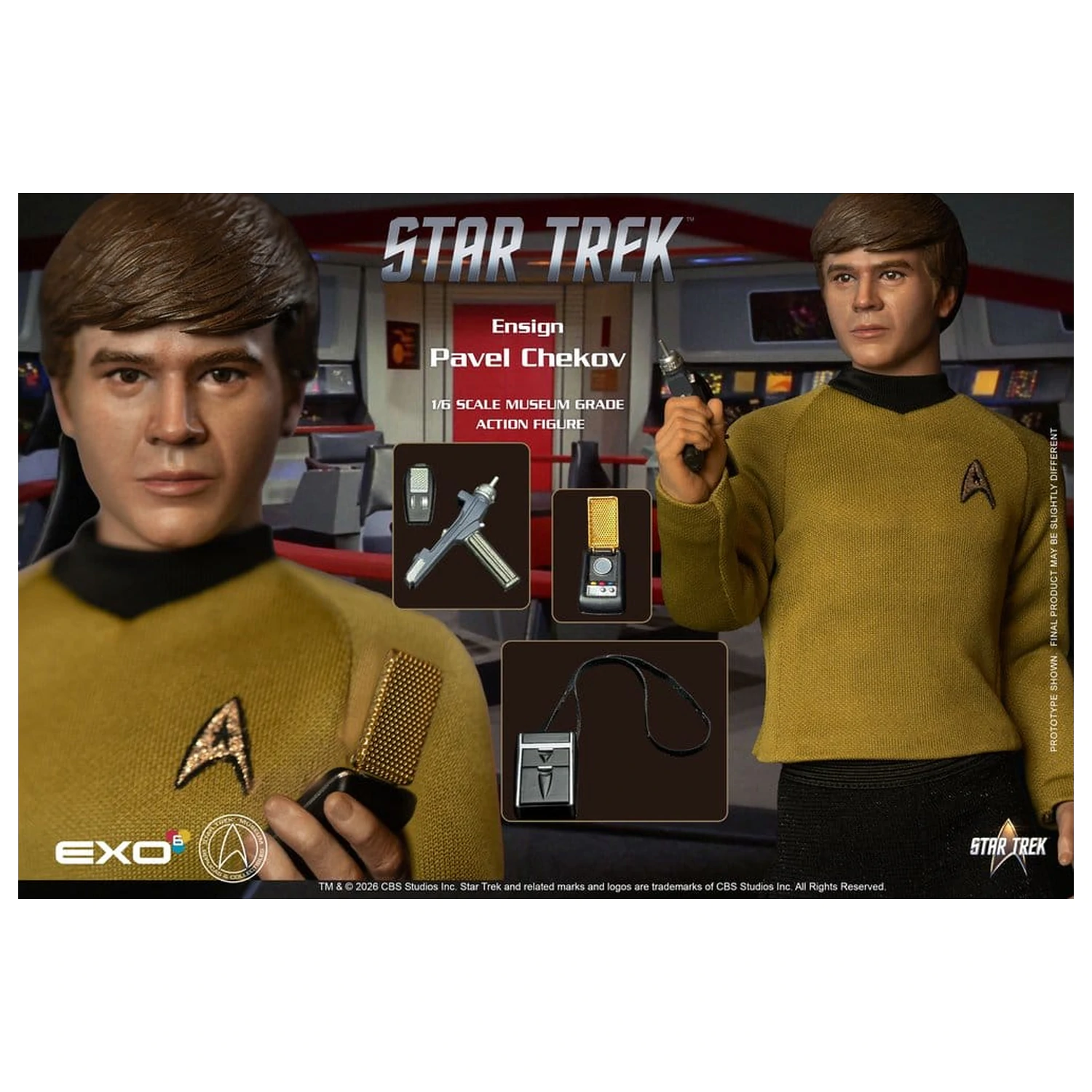 Star Trek: The Original Series Figurka akcji 1/6 Ensign Pavel Chekov 30 cm zdjęcie produktu