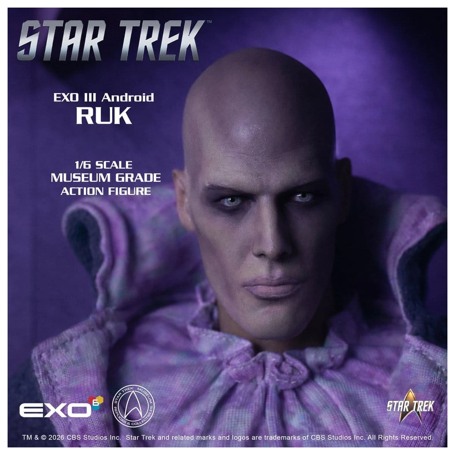 Star Trek: The Original Series Figurka akcji 1/6 Ruk EXO III Android 33 cm zdjęcie produktu
