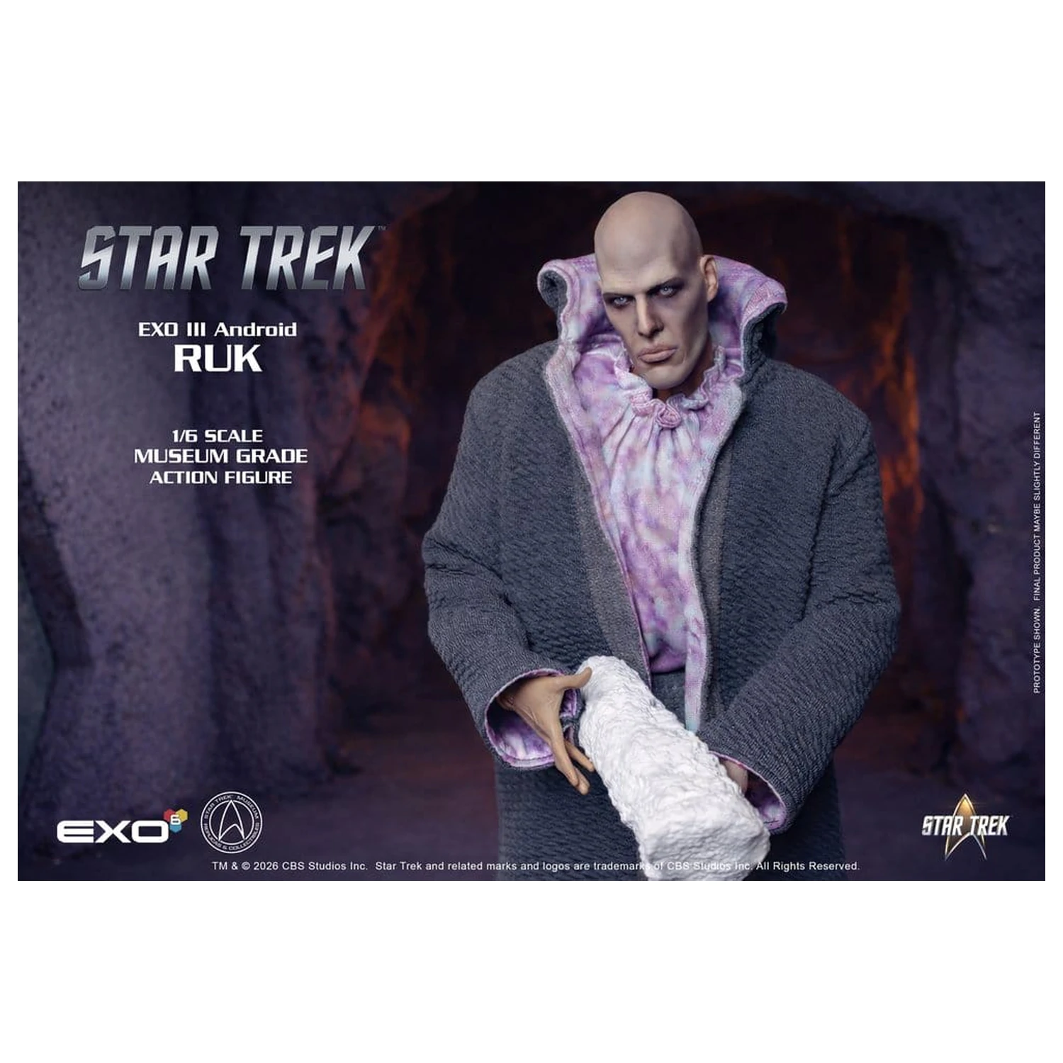 Star Trek: The Original Series Figurka akcji 1/6 Ruk EXO III Android 33 cm zdjęcie produktu