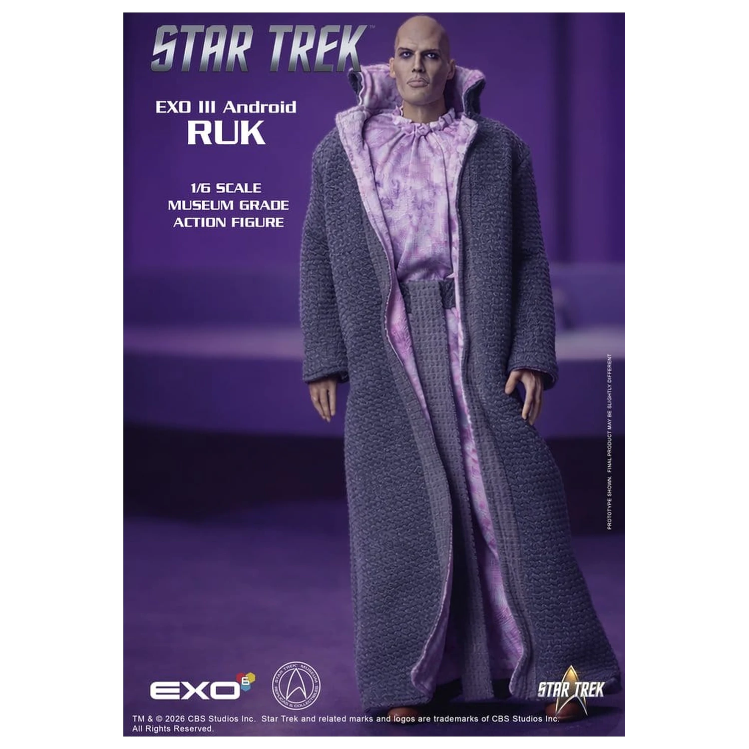 Star Trek: The Original Series Figurka akcji 1/6 Ruk EXO III Android 33 cm zdjęcie produktu