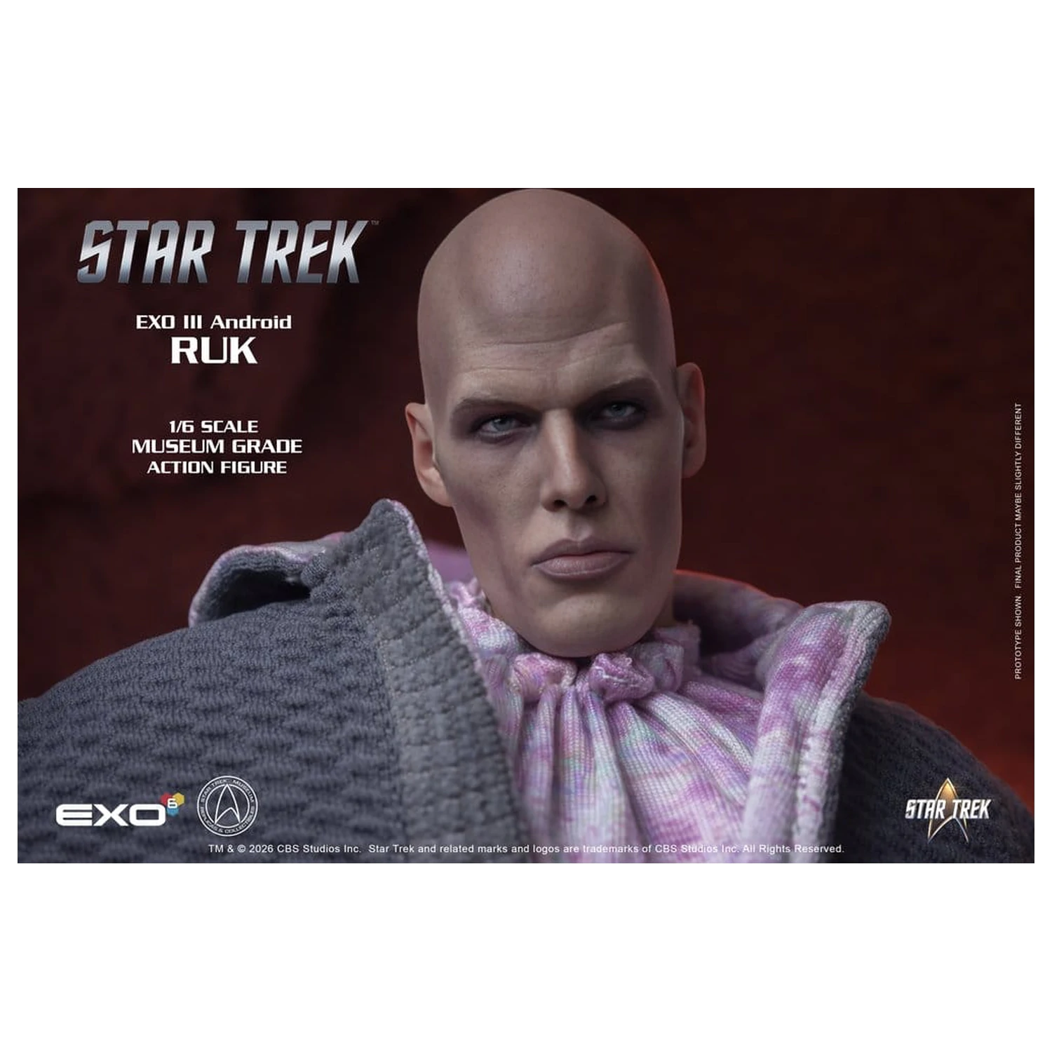 Star Trek: The Original Series Figurka akcji 1/6 Ruk EXO III Android 33 cm zdjęcie produktu