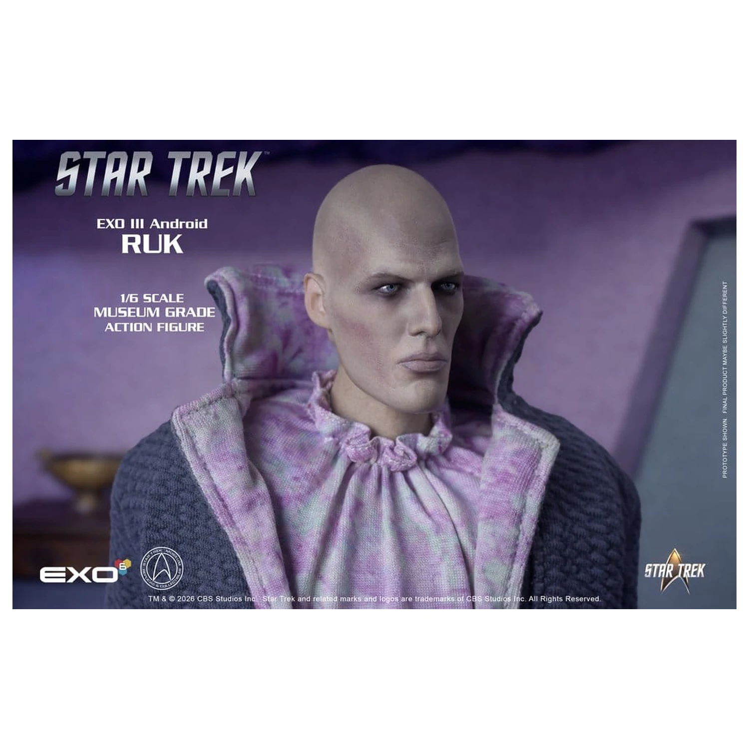 Star Trek: The Original Series Figurka akcji 1/6 Ruk EXO III Android 33 cm zdjęcie produktu