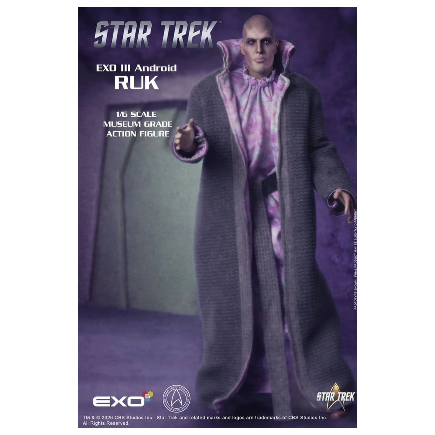 Star Trek: The Original Series Figurka akcji 1/6 Ruk EXO III Android 33 cm zdjęcie produktu