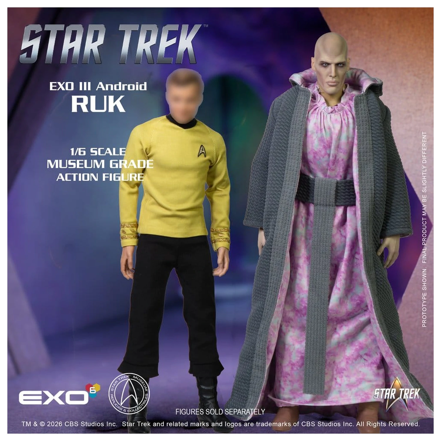 Star Trek: The Original Series Figurka akcji 1/6 Ruk EXO III Android 33 cm zdjęcie produktu