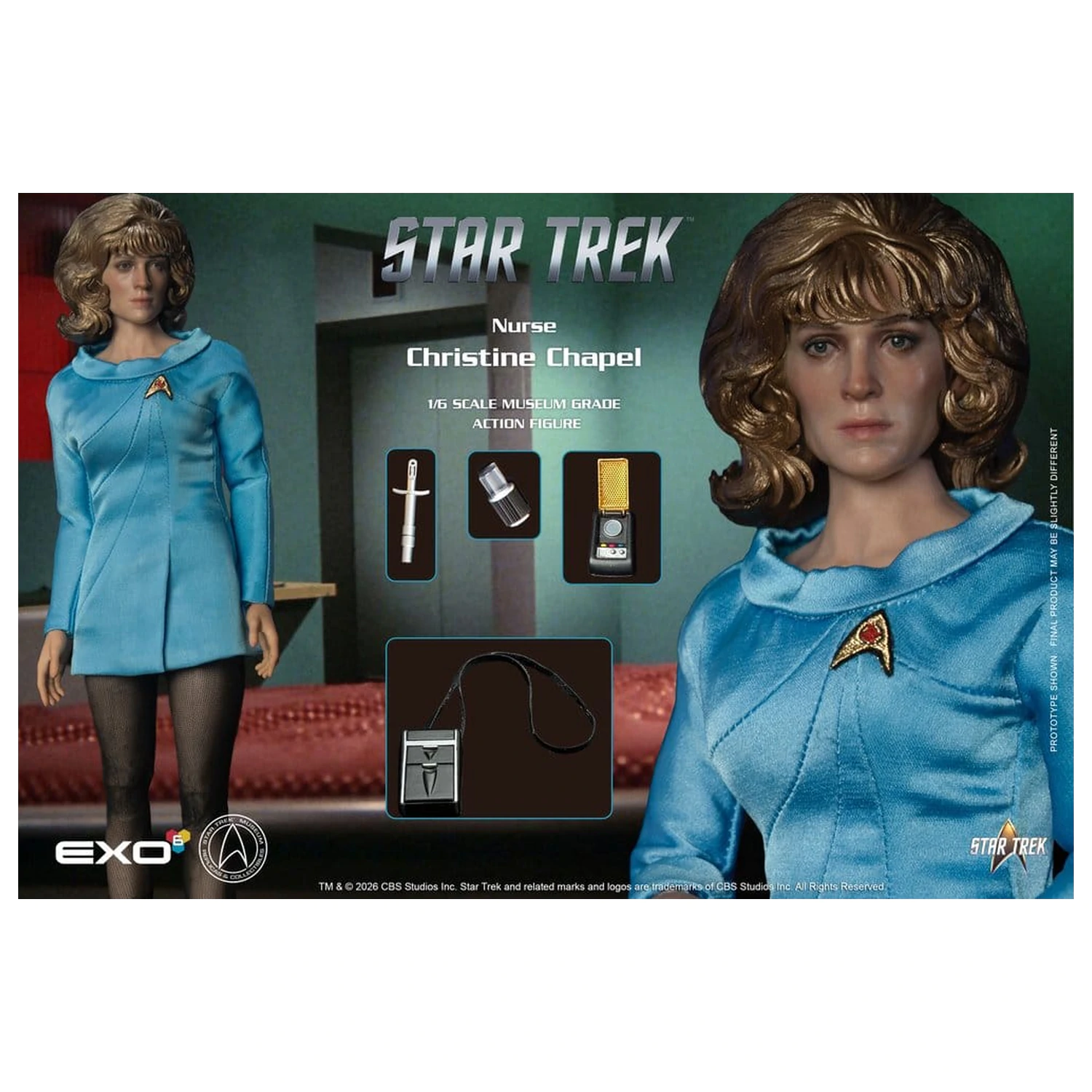 Star Trek: The Original Series figurka kolekcjonerska Museum Grade 1/6 Nurse Christine Chapel 28 cm zdjęcie produktu