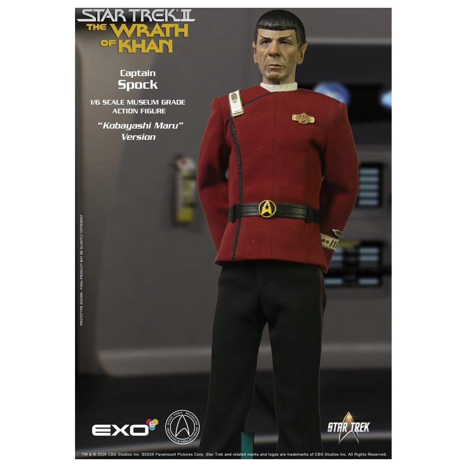 Star Trek: The Wrath of Khan figurka 1/6 Captain Spock Kobayashi Maru Version 30 cm zdjęcie produktu