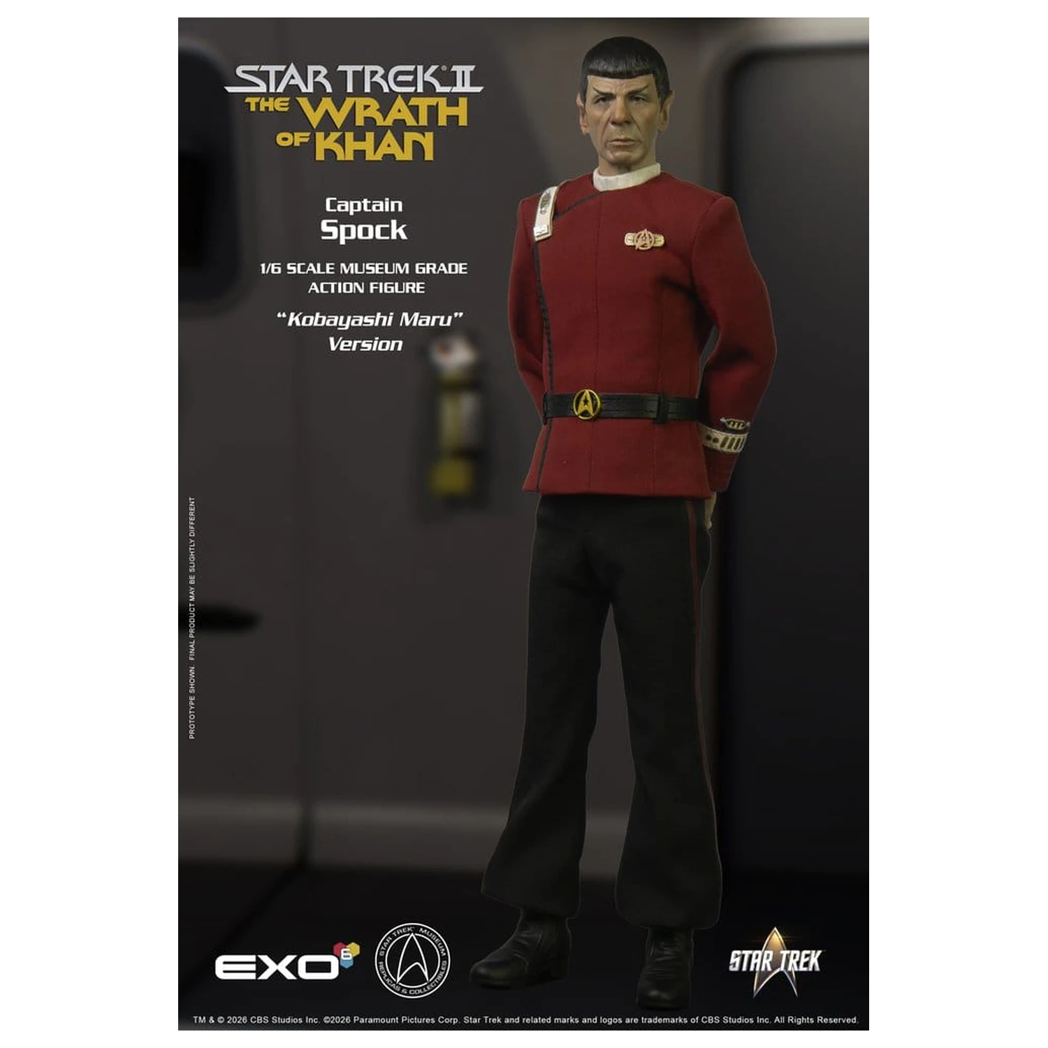 Star Trek: The Wrath of Khan figurka 1/6 Captain Spock Kobayashi Maru Version 30 cm zdjęcie produktu