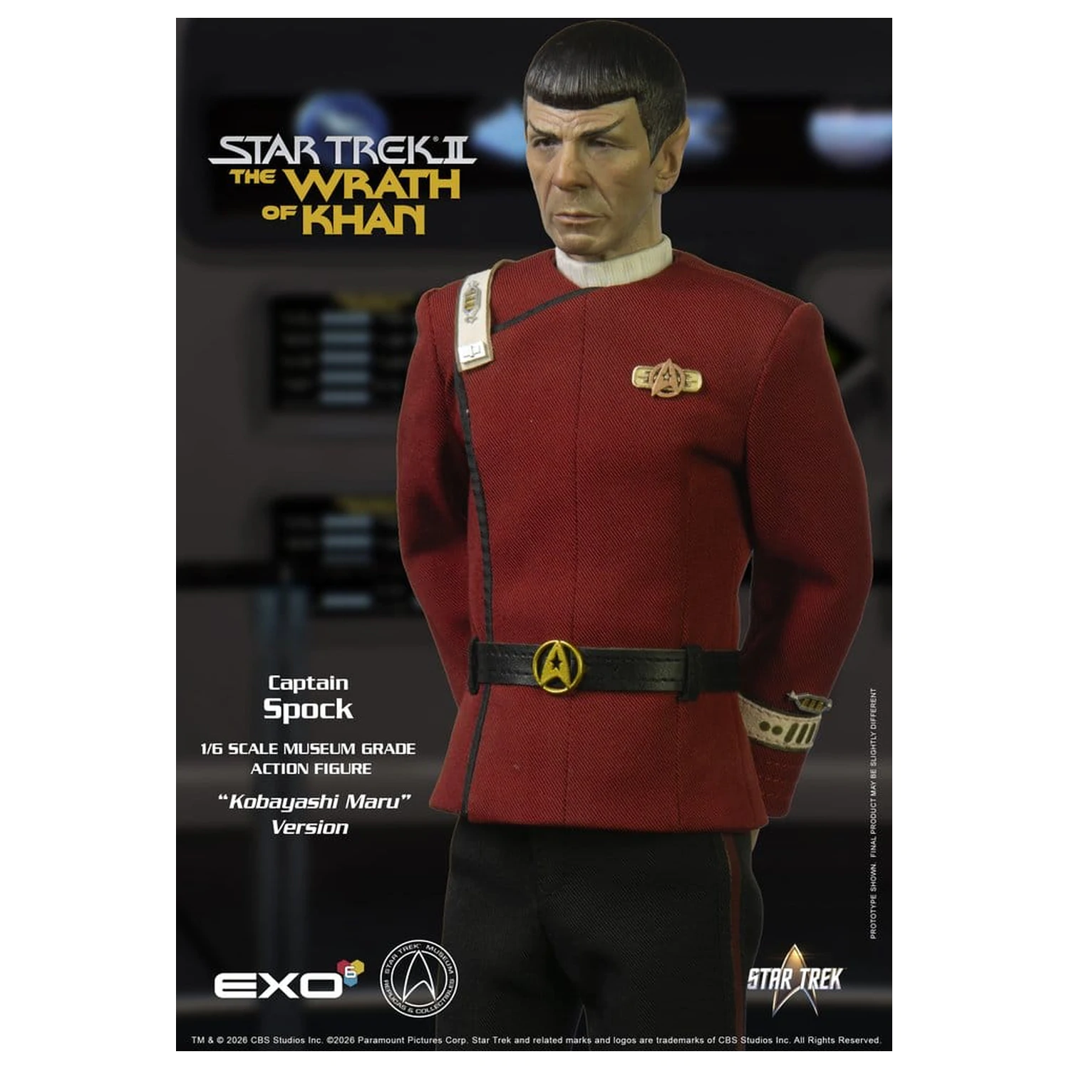 Star Trek: The Wrath of Khan figurka 1/6 Captain Spock Kobayashi Maru Version 30 cm zdjęcie produktu