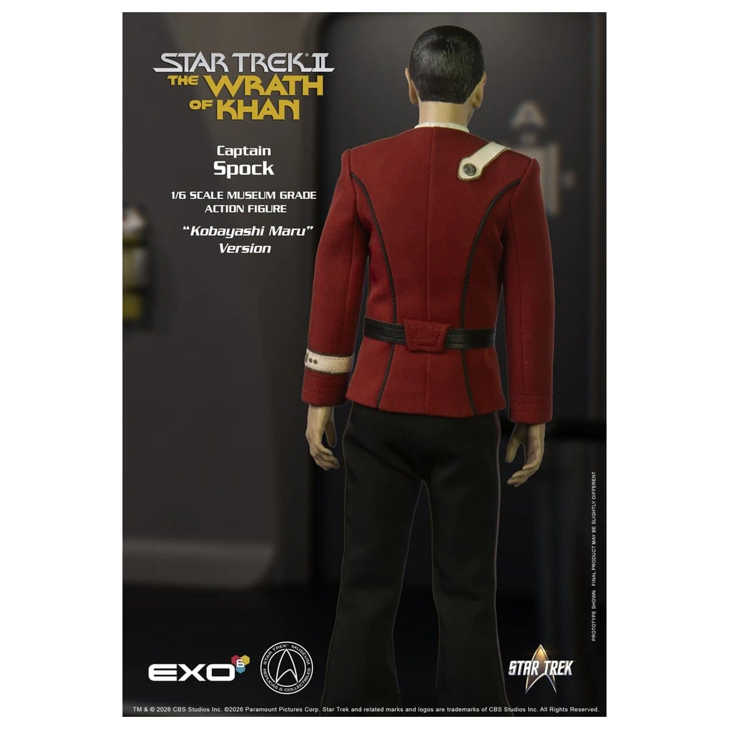 Star Trek: The Wrath of Khan figurka 1/6 Captain Spock Kobayashi Maru Version 30 cm zdjęcie produktu