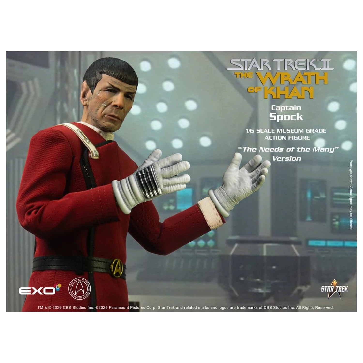 Star Trek: The Wrath of Khan figurka akcji 1/6 Captain Spock Needs of the Many Version 30 cm zdjęcie produktu