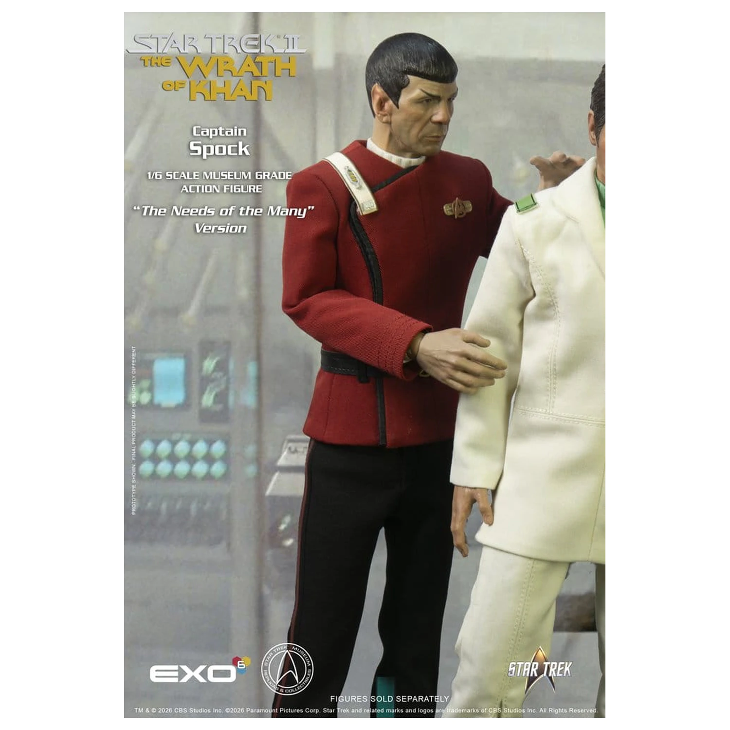 Star Trek: The Wrath of Khan figurka akcji 1/6 Captain Spock Needs of the Many Version 30 cm zdjęcie produktu