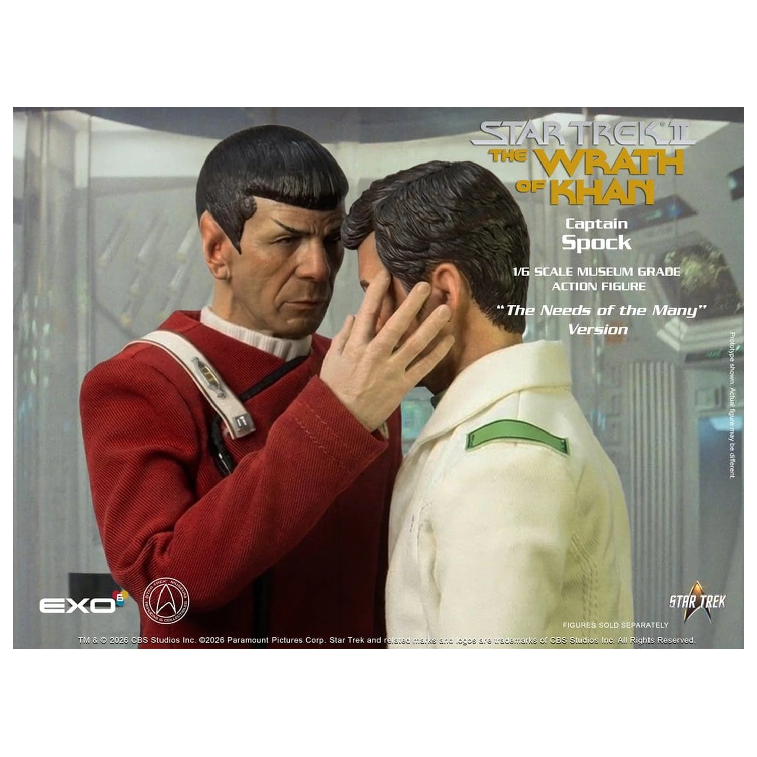 Star Trek: The Wrath of Khan figurka akcji 1/6 Captain Spock Needs of the Many Version 30 cm zdjęcie produktu