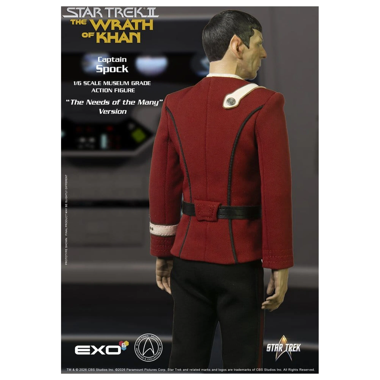 Star Trek: The Wrath of Khan figurka akcji 1/6 Captain Spock Needs of the Many Version 30 cm zdjęcie produktu