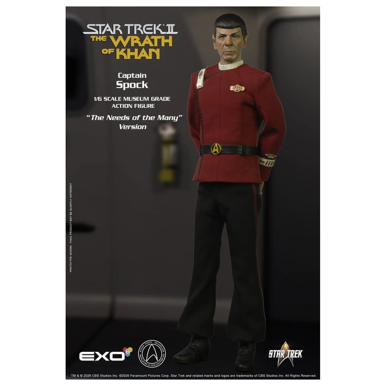 Star Trek: The Wrath of Khan figurka akcji 1/6 Captain Spock Needs of the Many Version 30 cm zdjęcie produktu
