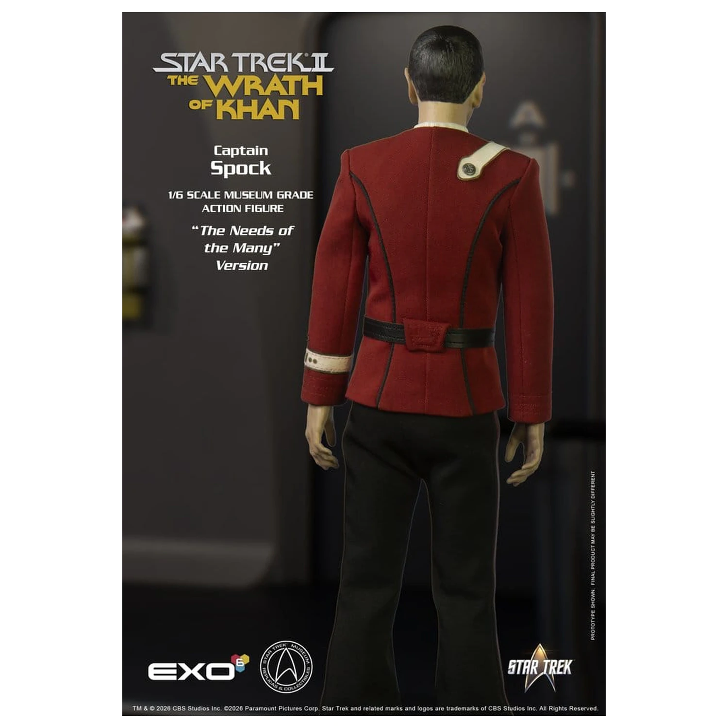 Star Trek: The Wrath of Khan figurka akcji 1/6 Captain Spock Needs of the Many Version 30 cm zdjęcie produktu