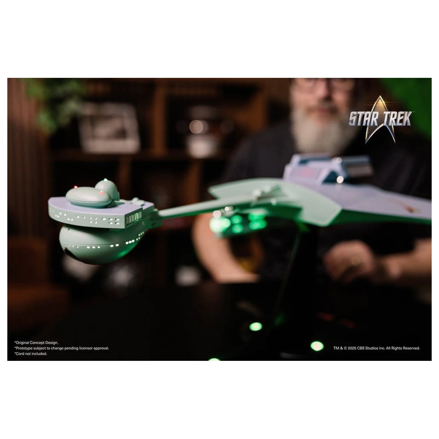 Star Trek TOS DieCast Replika 1/350 Klingon D7 Battle Cruiser Original Concept Design heo EU Exclusive 66 cm zdjęcie produktu