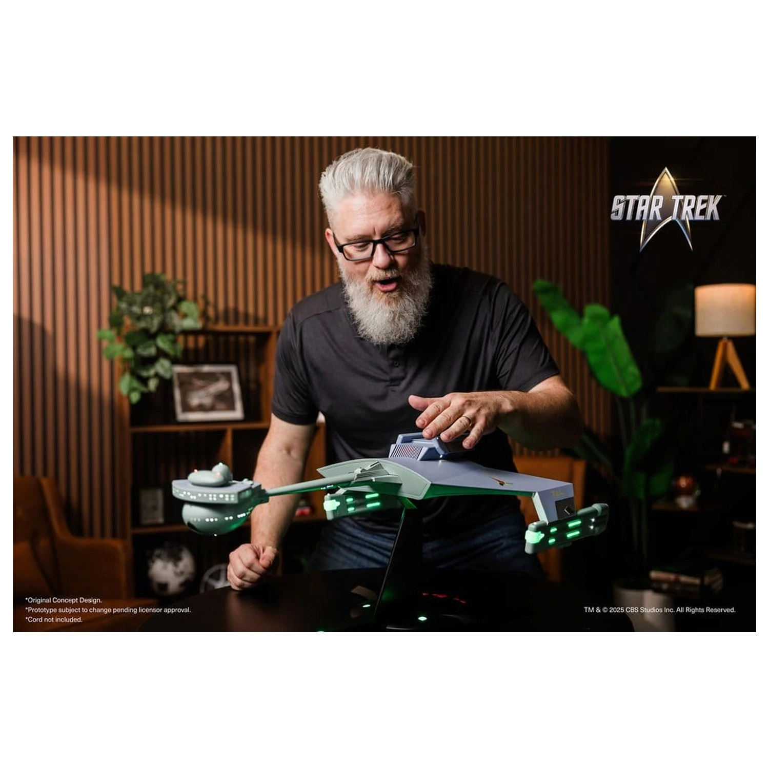 Star Trek TOS DieCast Replika 1/350 Klingon D7 Battle Cruiser Original Concept Design heo EU Exclusive 66 cm zdjęcie produktu