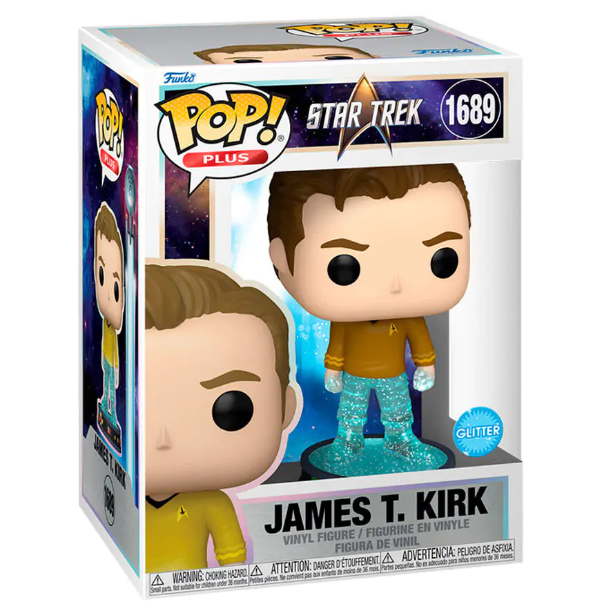 Star Trek Transporter Funko POP! Figurka winylowa Plus Movies Kirk 9 cm zdjęcie produktu