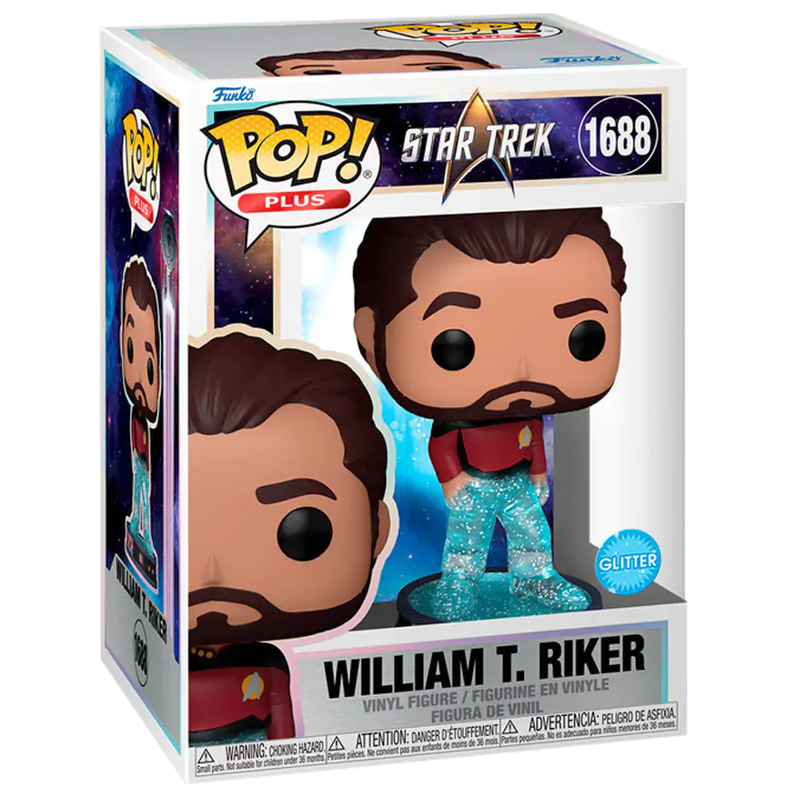 Star Trek Transporter Funko POP! Figurka winylowa Plus Movies Riker 9 cm zdjęcie produktu