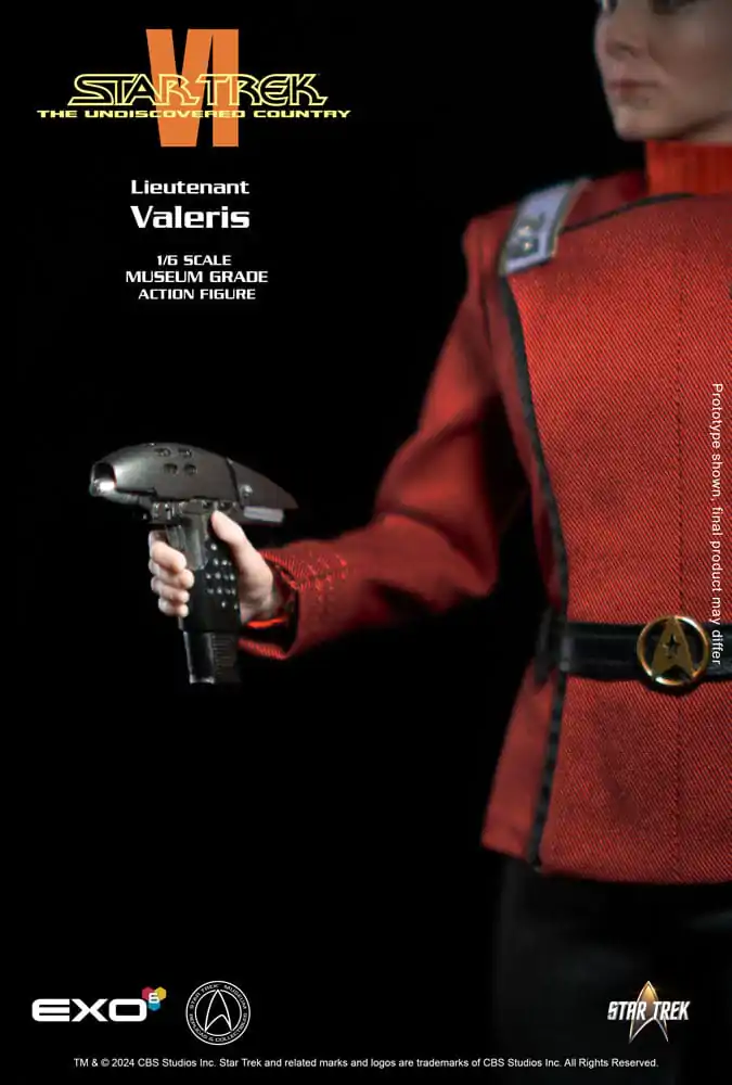 Star Trek VI: Nieodkryty Kraj Figurka Akcji 1/6 Porucznik Valeris 28 cm zdjęcie produktu