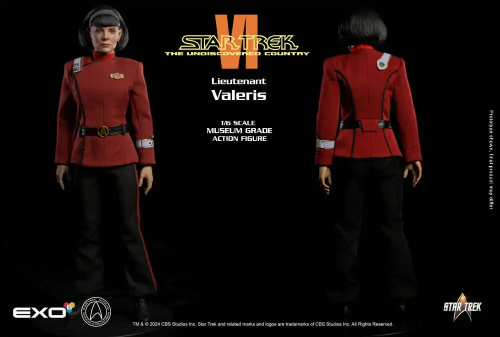 Star Trek VI: Nieodkryty Kraj Figurka Akcji 1/6 Porucznik Valeris 28 cm zdjęcie produktu