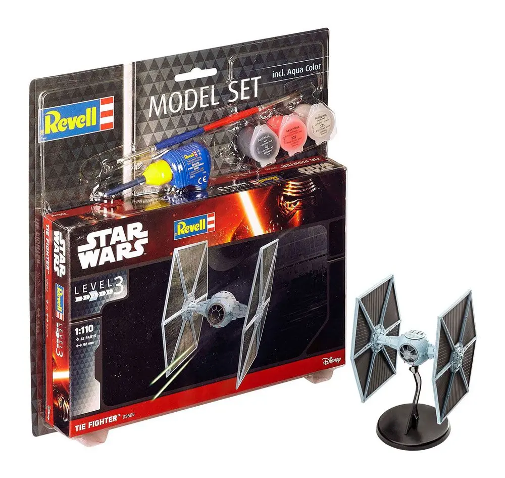 Star Wars Model Kit 1/110 Zestaw Modelu TIE Fighter 9 cm zdjęcie produktu