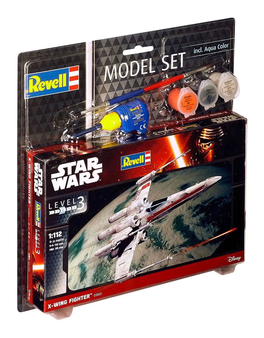 Star Wars Model Kit 1/112 Zestaw Modelu X-Wing Fighter 11 cm zdjęcie produktu