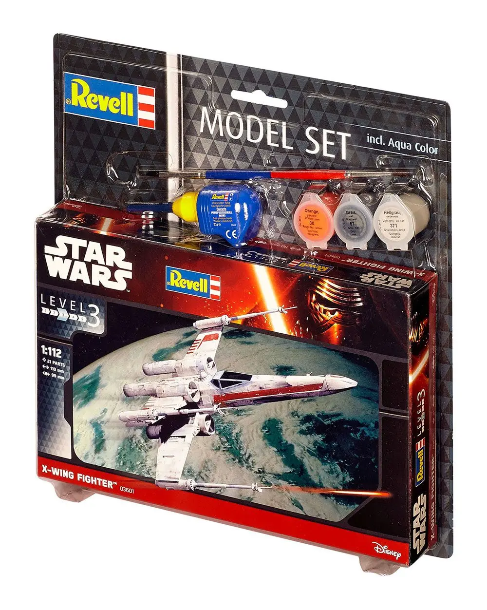 Star Wars Model Kit 1/112 Zestaw Modelu X-Wing Fighter 11 cm zdjęcie produktu