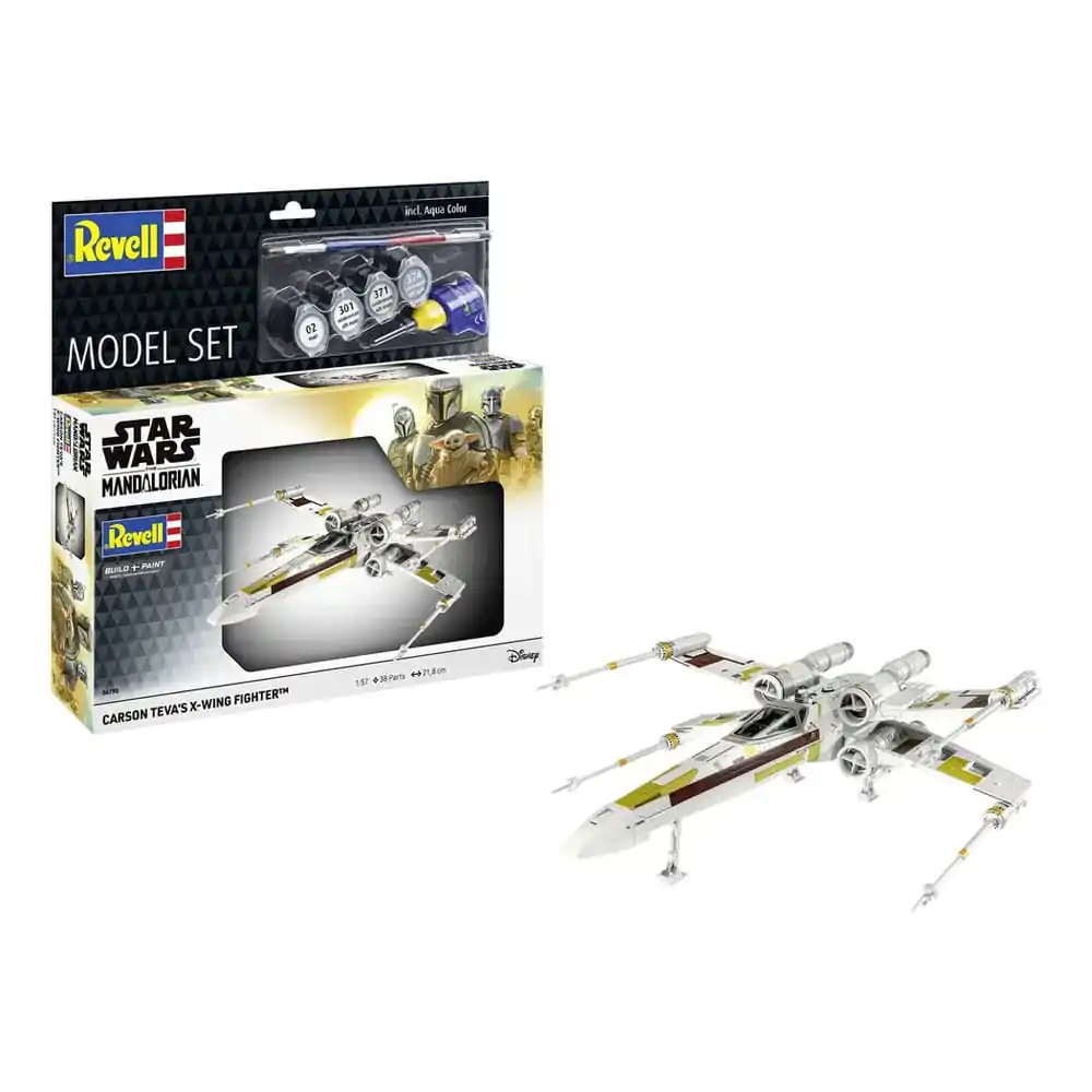 Star Wars Model Kit z podstawowymi akcesoriami 1/57 Carson Teva's X-Wing Fighter 22 cm zdjęcie produktu