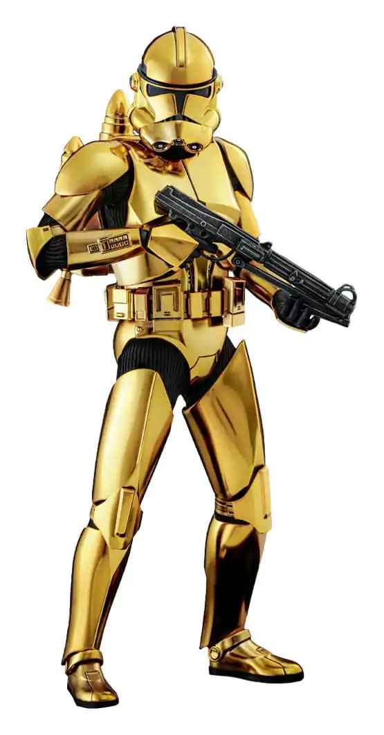 Figurka akcji Star Wars 1/6 Clone Trooper (Gold Chrome Version) Exclusive 30 cm zdjęcie produktu