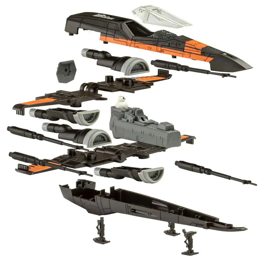 Star Wars Model Kit 1/78 Myśliwiec X-Wing Poe'a 22 cm zdjęcie produktu