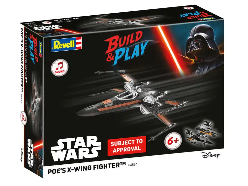 Star Wars Model Kit 1/78 Myśliwiec X-Wing Poe'a 22 cm zdjęcie produktu