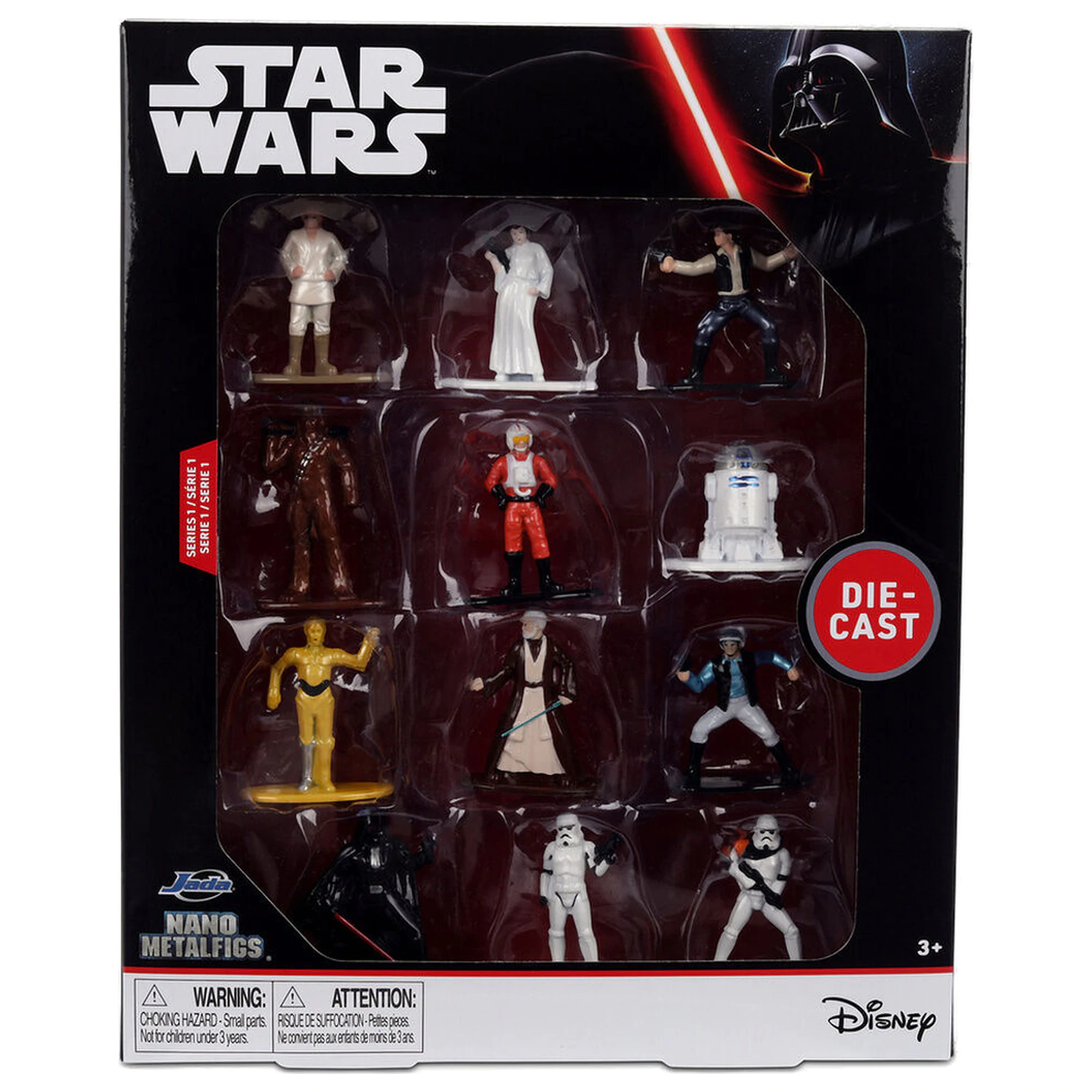 Star Wars zestaw 12 metalowych figurek 4cm zdjęcie produktu