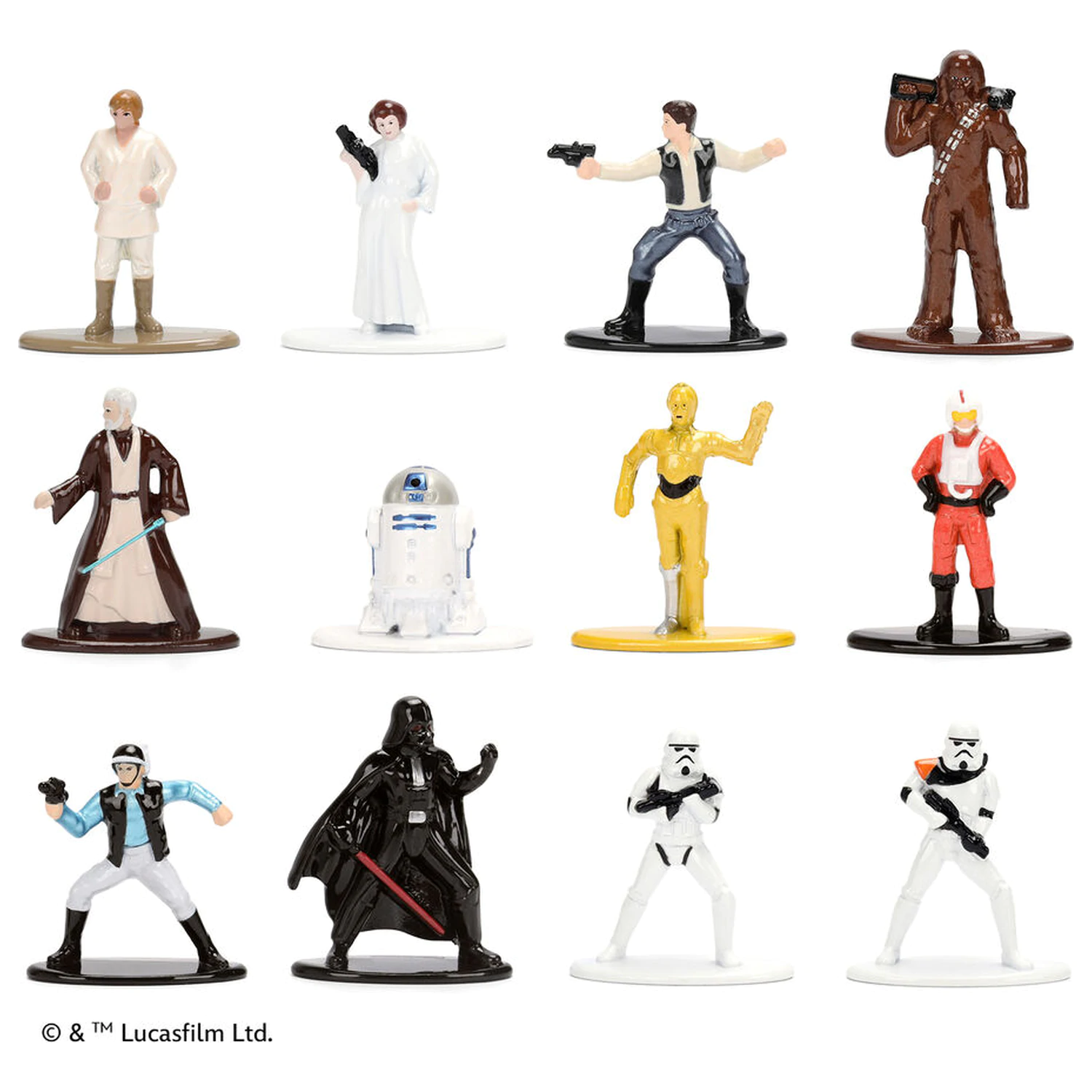 Star Wars zestaw 12 metalowych figurek 4cm zdjęcie produktu